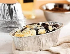 JetFoil Oval Disposable Aluminum Loaf / Challah Tin Foil Baking Pans Cookware