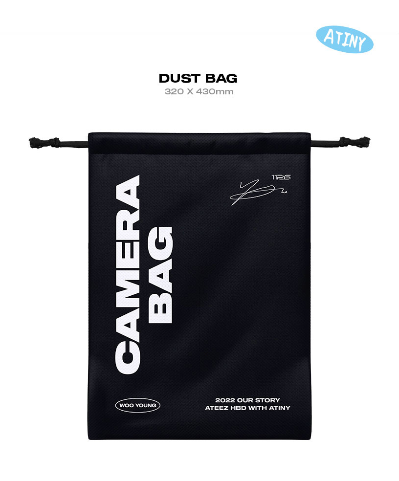 ATEEZ - ATEEZ ウヨン センイル MD OURSTORY カメラバッグ bag KQ OUR STORY] CAMERA BAG – WOOYOUNG - KQ SHOP