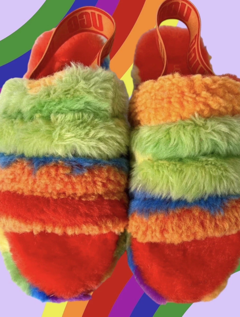 Ugg fluff yeah pride slippers new arrivals