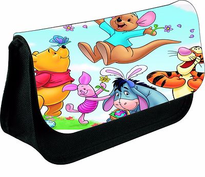 PERSONALISIERTE WINNIE THE POOH & FRIENDS MIT REISSVERSCHLUSS-MAKE-UP-HÜLLE SCHULE DS TASCHE