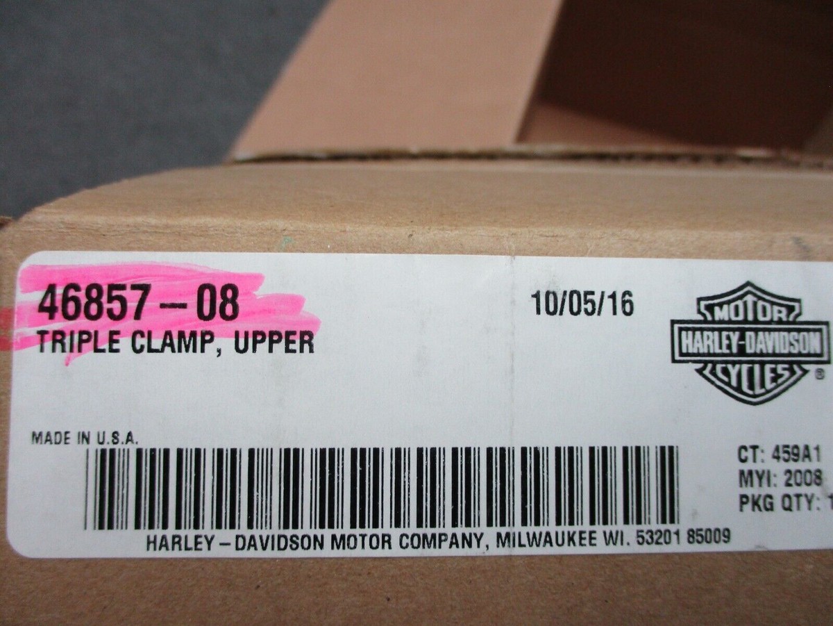 Harley Davidson OEM FXDB Dyna Upper Triple Tree Clamp Polished