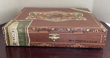 My Father Cigars Flor De Las Antillas Toro Empty Wooden Cigar Box 9x7x2