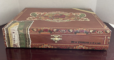 #ad My Father Cigars Flor De Las Antillas Toro Empty Wooden Cigar Box 9x7x2 $11.90