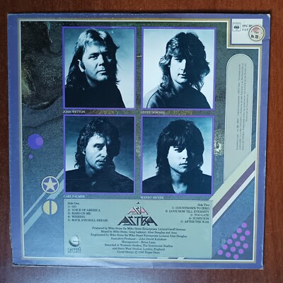 Asia – Astra [1985] Vinyl LP Prog Symphonic Rock Epic Rare