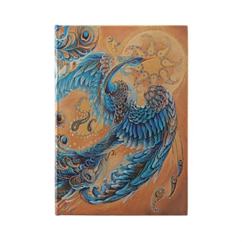 Paperblanks Skybird Birds of Happiness Hardcover Journals MIDI Lined Elastic Ban