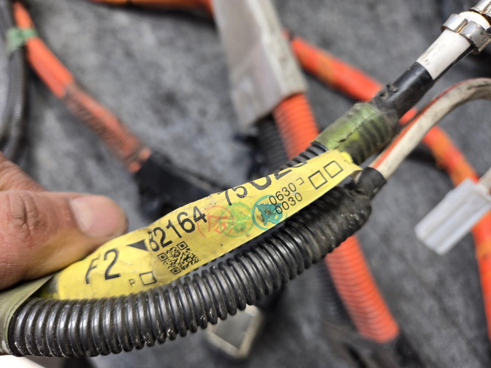 POSITIVE BATTERY CABLE CONNECTOR WIRE HARNESS ASSEMBLY LEXUS 10-12 HS250h OEM