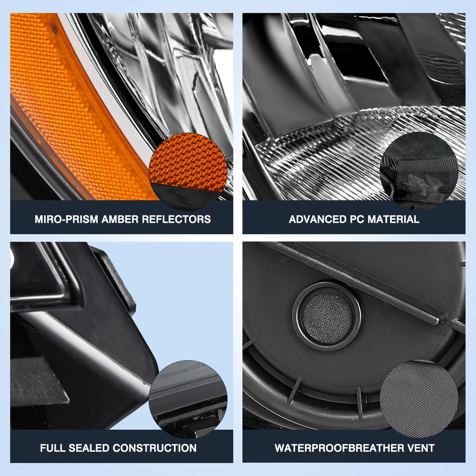 Halogen Headlight for 2017-2021 Jeep Compass OE Style Lamp Right Passenger RH - Image 4 of 4