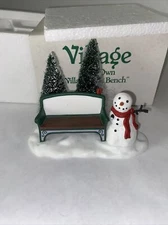 Department 56 Village Our Own Village Park Bench 2211( Read)