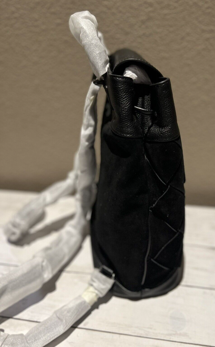 Rag & Bone Woven Suede & Leather Pilot Backpack - Black | eBay display picture 1