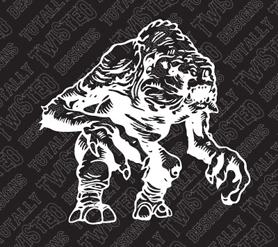 Star Wars Rancor car truck vinyl decal sticker tatooine Luke obi Hutt ...