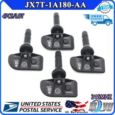 JX7T-1A180-AA Pack of 4 TPMS Tire Pressure Sensor For 2020 Ford Escape Explorer