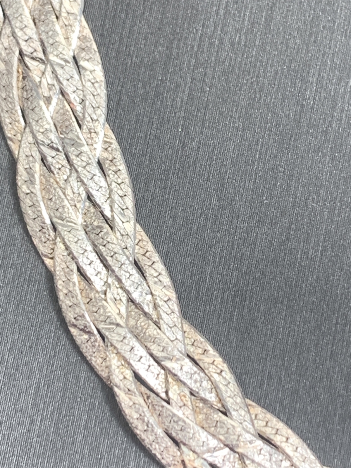 16", 10mm Italy Solid  Sterling silver necklace, … - image 3