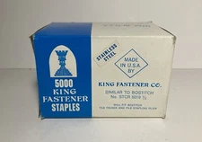 5000 KING FASTENER  Staples 1/2” No. STCR 5019 Fits Bostich T5-8 Tacker & P4-8