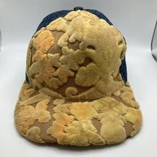 Flipside Hats Reserve Lux Vintage Ball Cap Denim Tapestry Upcycle USA MSP$106