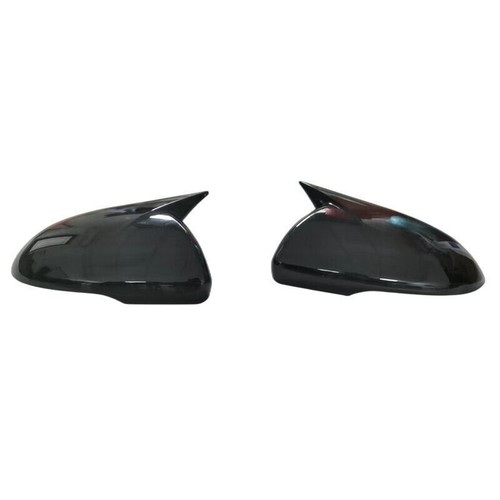 Glossy Black OX Horn Rear View Mirror Cover Cap For KIA K5 Optima 2016-2020 - Picture 6 of 7
