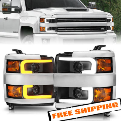 、 Anzo USA 111365 Black Housing/Chrome Trim Projector Switchback