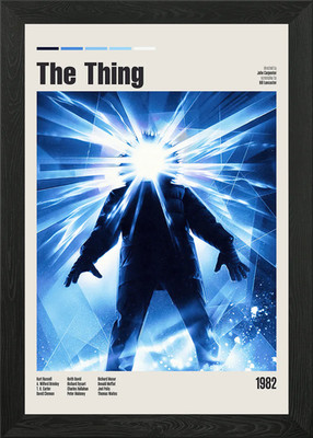 The Thing Filmposter gerahmt Wandbild Poster Leinwanddruck Bild