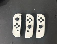 Nintendo Joy-Con Wireless Controllers White Black for Switch Set of 3
