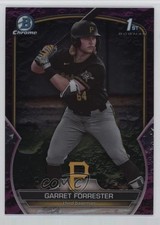 2023 Bowman Draft Chrome Fuchsia Lunar Refractor /199 Garret Forrester 0q65