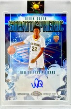 Derik Queen RC Stratospheric Signature Auto SP New Orleans Pelicans