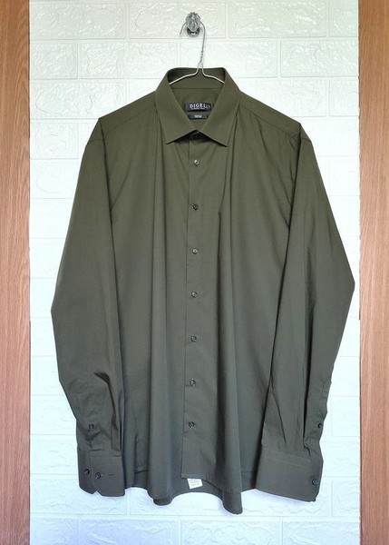 Men Digel Shirt Khaki Cotton 40 /L / 48