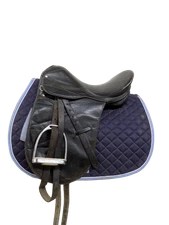 17 Inch Used Unbranded English Saddle 212-11048