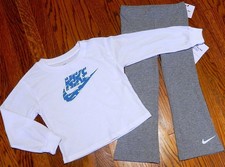 NIKE SPORT AUTHENTIC TODDLERS GIRLS BRAND NEW ORIGINAL 2Pc SET Size 2T, NWT
