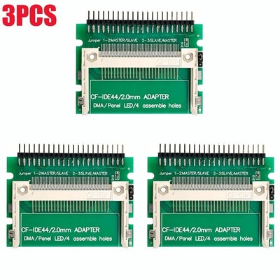 3X 44Pin Male CF to IDE Card CF to notebook 2.5 IDE Male Converter Adapter Card