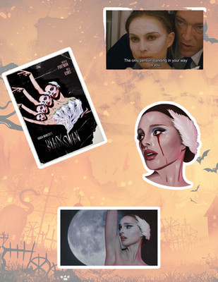 The Black Swan Movie 4pc Sticker Pack