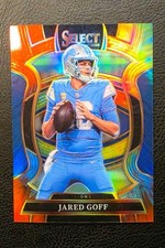 2025 Panini Select Concourse Jared Goff #69 Tie Dye Prizm 2/25 Detroit Lions