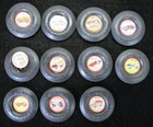 (11) 1970 Hot Wheels Red Line Vintage Plastic Button Lot