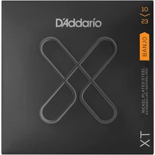 D'Addario XT Banjo Coated Nickel Strings, Medium, 10-23