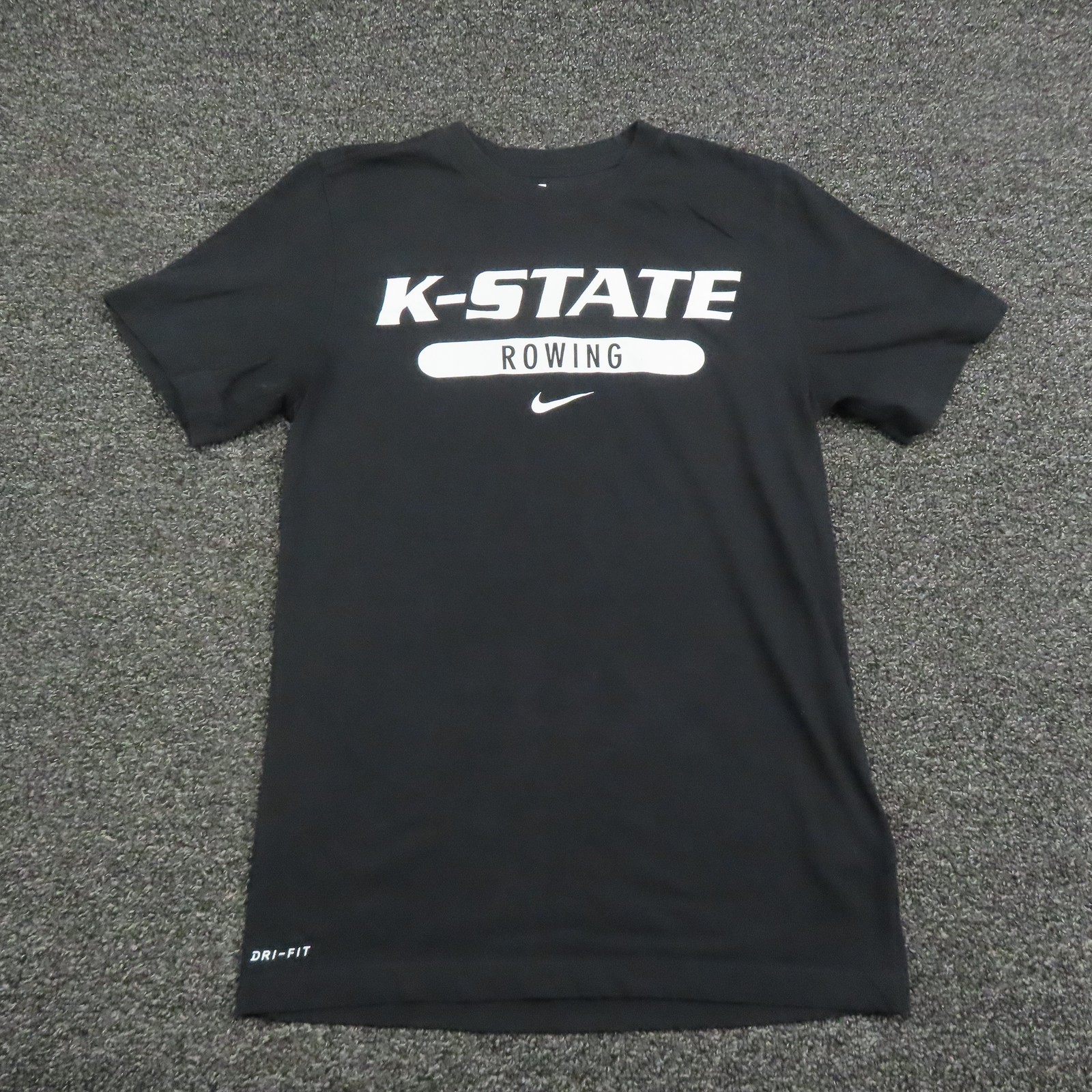 FILA Kansas State Wildcats Shirt Small Nike Dri Fit NCAA canottaggio maglietta uomo