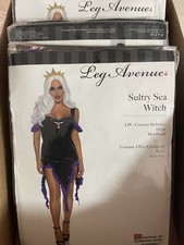 Flipping Disney Witch Mermaid Halloween Costume Ursula Sea Sultry 7pcs Lot