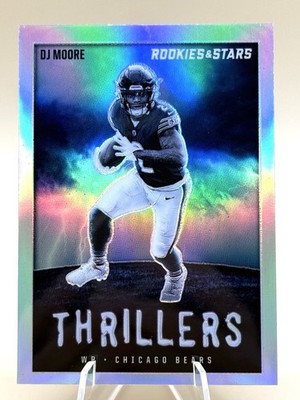 2023 Panini Rookies & Stars - Thrillers D.J. Moore #TH-6 Silver Prizm -Bears