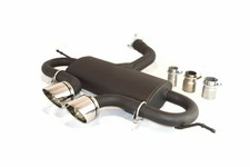 R32 Sportauspuff Endschalldämpfer für VW Golf 5 Golf 6 verstellbar 100mm schräg