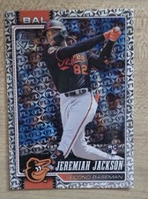 Topps 2025 Series 1 Jeremiah Jackson #277 Baltimore Orioles Rookie Baseball Card