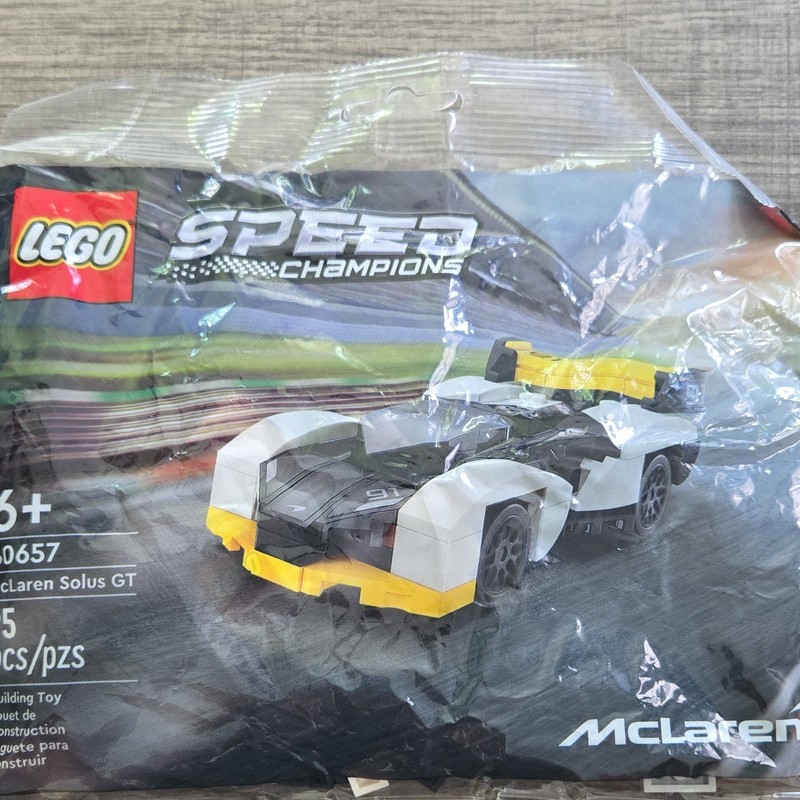 LEGO Speed Champions McLaren Solus GT 30657 Complete Set, 95pcs Polybag, 6+