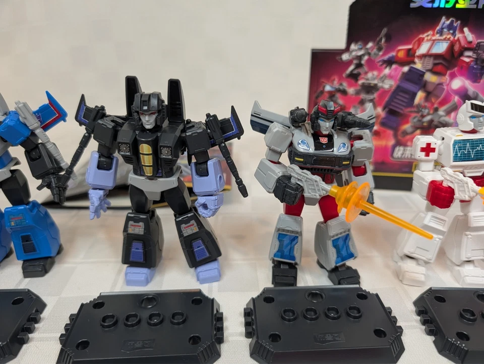 Blokees Transformers Galaxy Versión 01 Onda 1 Lote de 8 Completos Foto 4 de 4