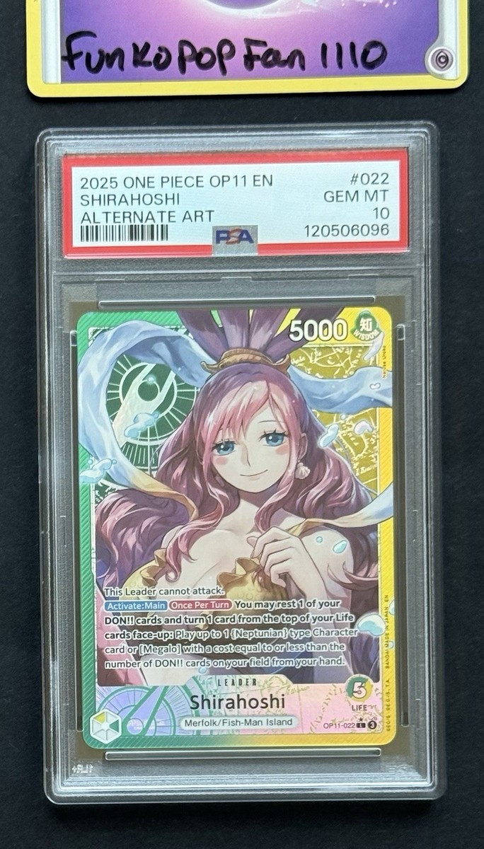 Shirahoshi (022) (Alternate Art) OP11-022 A Fist of Divine