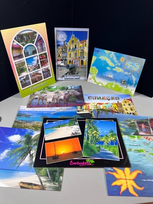 20+ Caribbean Islands Puerto Rico Bahamas Postcards Lot