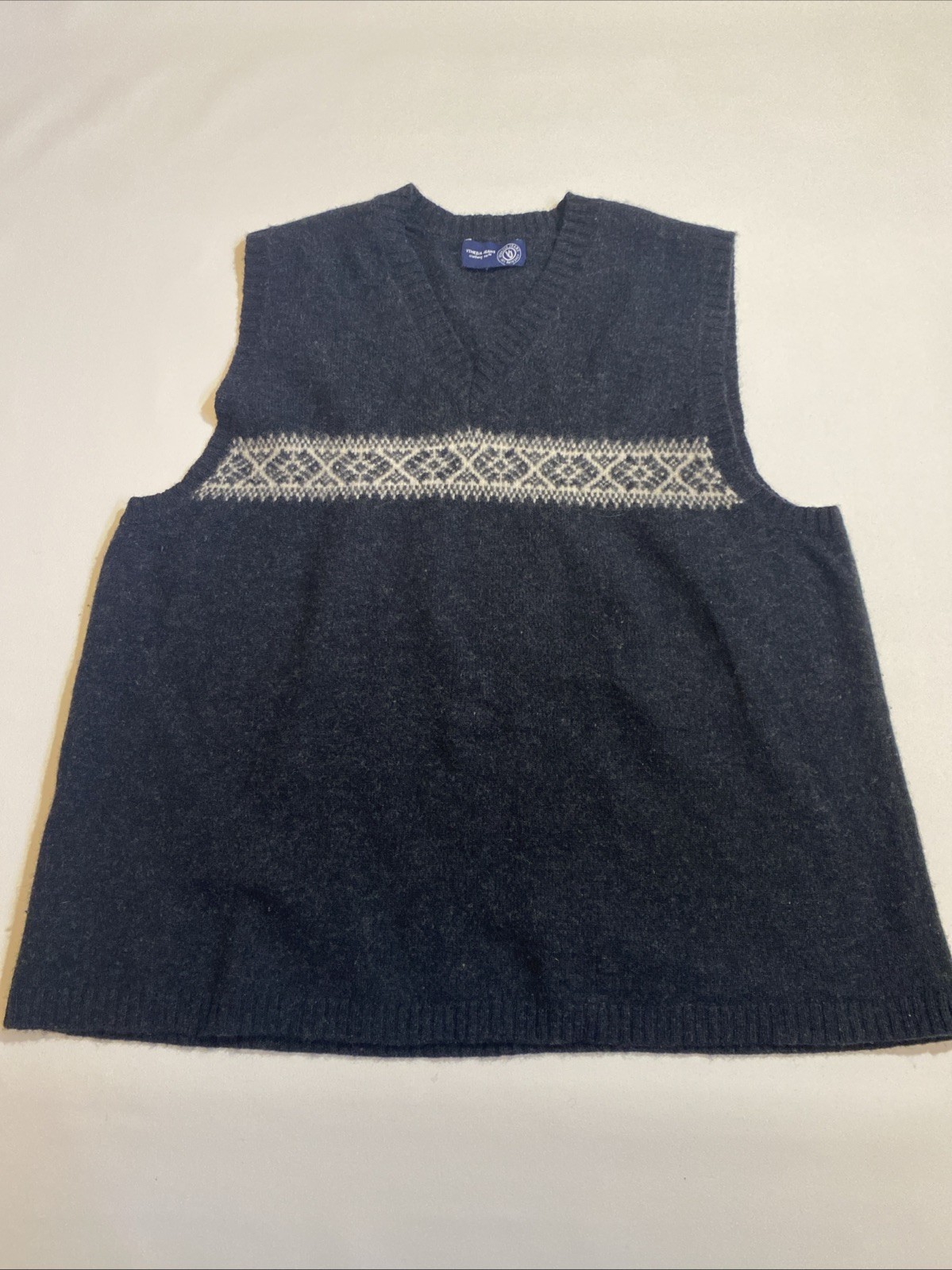 Venezia Jeans Wool Blend Vintage Sweater Vest Mens Size   XL
