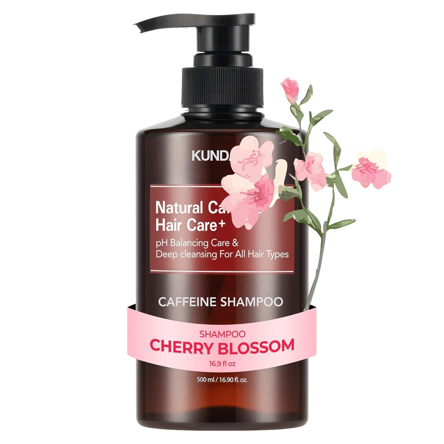 Kundal Caffeine Scalp Shampoo Cherry Blossom 500ml
