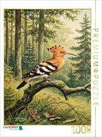 Calvendo Puzzle The Hoopoe As A Painting | 1000 Pieces, Finished Size 25.2 × 18.