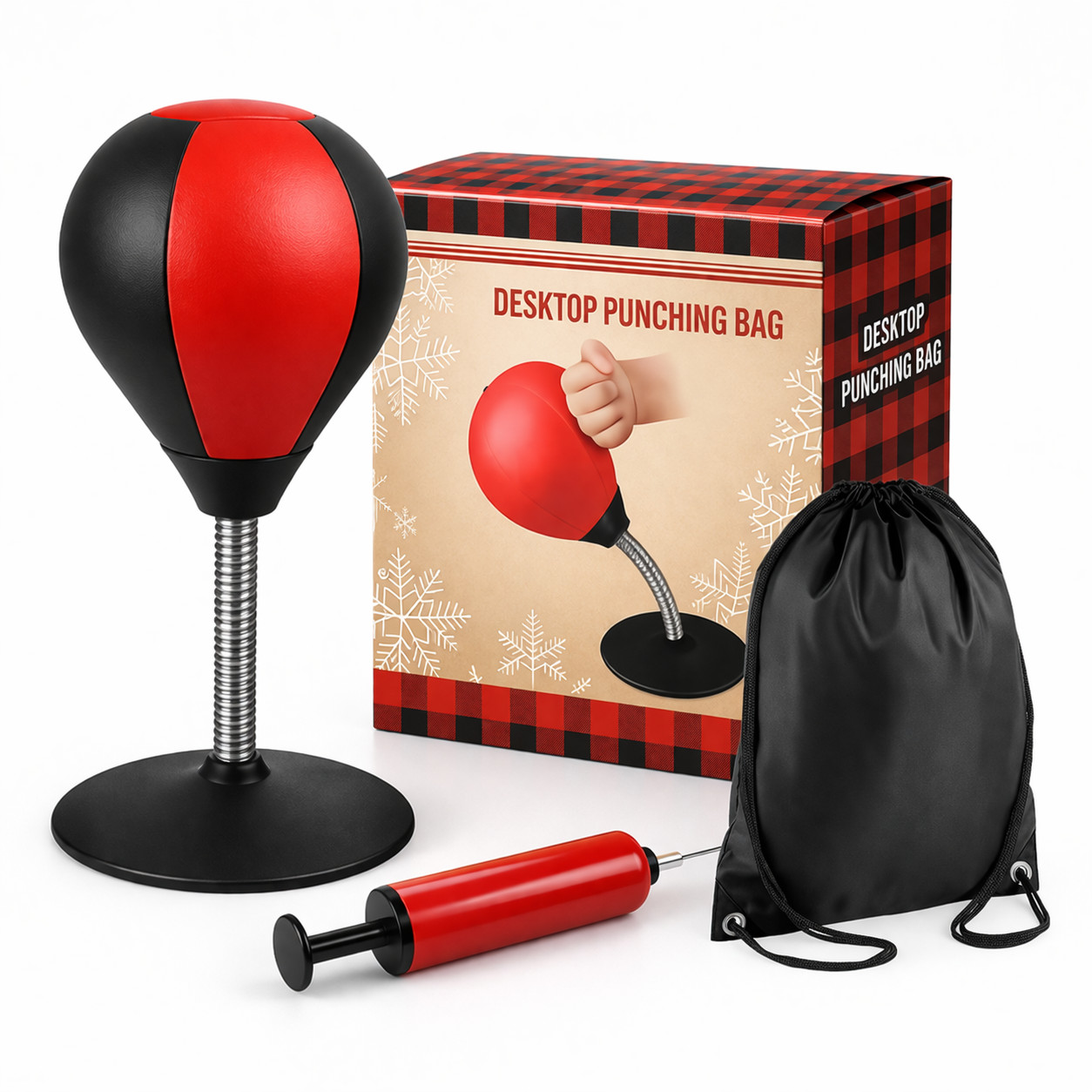 Desktop Punch Bag Stress Relief Office Desk Toy Boxing Training Ball Suction Cup