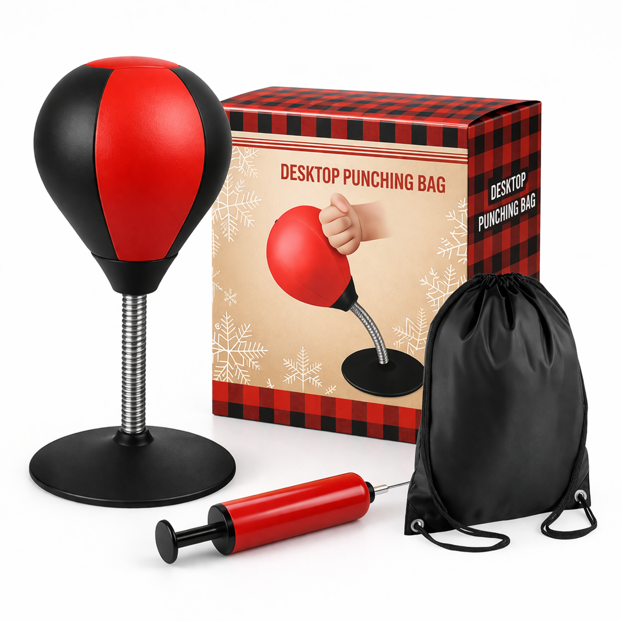 Desktop Punch Bag Stress Relief Office Desk Toy Boxing Training Ball Suction Cup