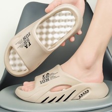 Men's Massage Slippers Slides Sandals Indoor Outdoor Beach Shoes Flip Flops Gift — image 2