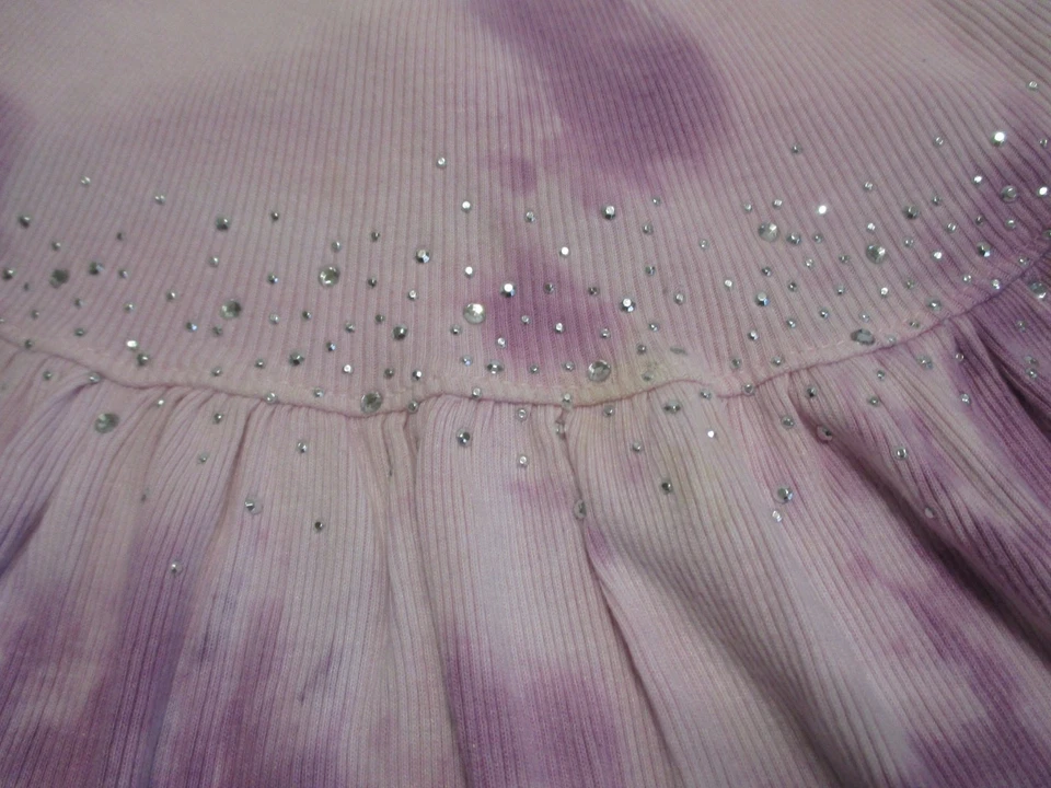 TODDLER GIRLS MIGNONE & SPLENDID PURPLE & PINK DRESS & ROMPER SIZE 18-24 MONTHS - Image 3 of 4