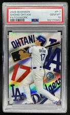 2026 Bowman Shohei Ohtani Patchwork SSP #P-7 Dodgers PSA 10 GEM MINT