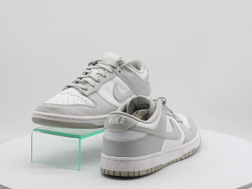 NIKE DUNK LOW RETRO MENS TRAINERS UK 8.5 EU 43 WHITE GREY RRP £110 AD - Picture 7 of 9